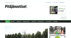 Desktop Screenshot of pitajanuutiset.fi
