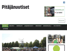 Tablet Screenshot of pitajanuutiset.fi